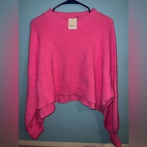 Free People Easy Street Crop - size L - NWT